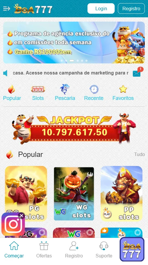 Suporte em português sempre disponível
